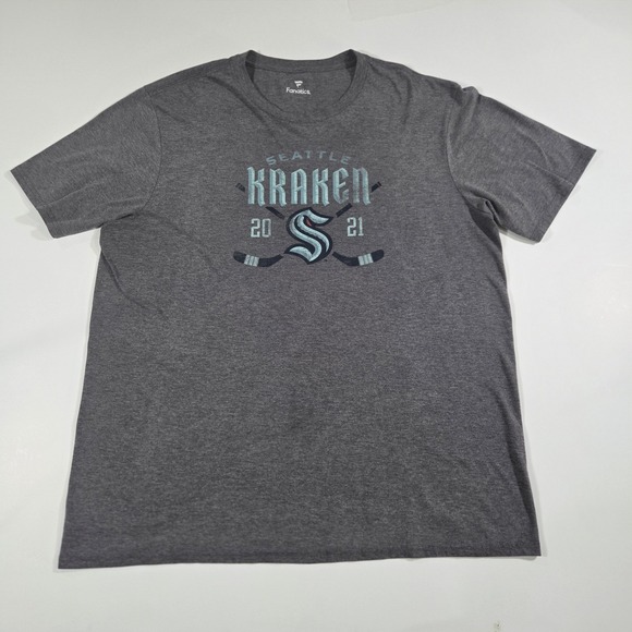 Fanatics Other - Seattle Kraken Men's T-Shirt NHL Hockey, XL Gray